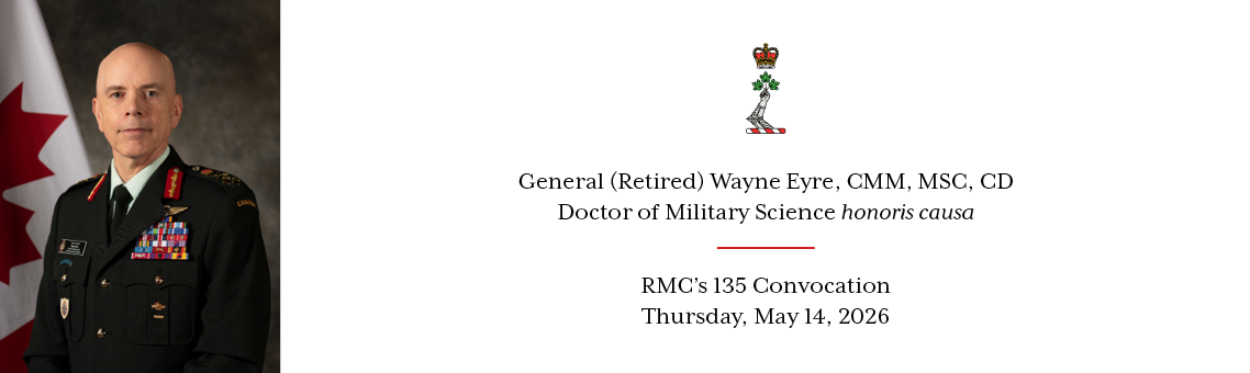 Honorary degree at RMC's 135th Convocation