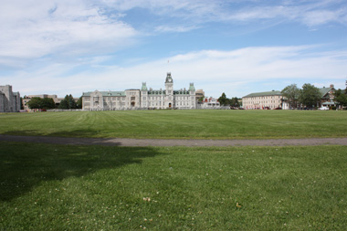 North-west corner of Inner Field facing Parade Square