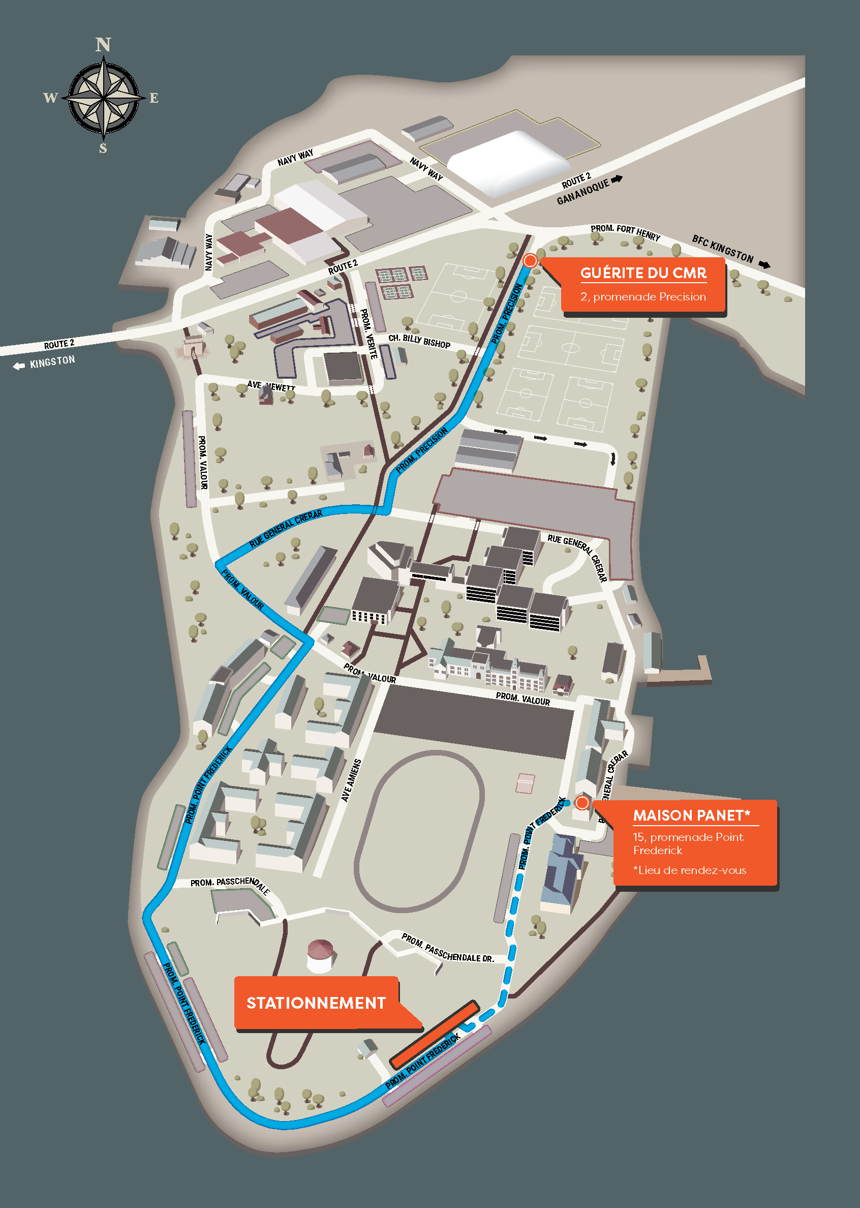 RMC Map Panet Directions